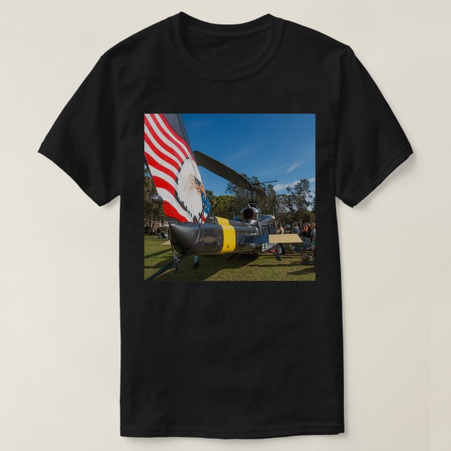 Huey Eagle One Helicopter Classic TShirt (Design Front)