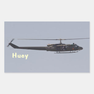 Huey helicopter sticker