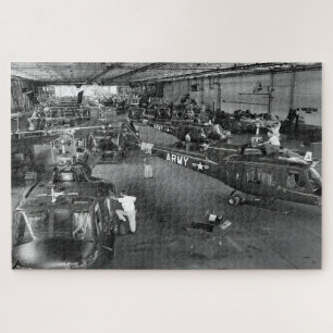 Huey Helicopters Maintenance Jigsaw Puzzle