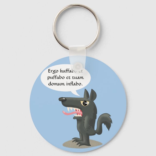 Huff and Puff Key Ring (Front)