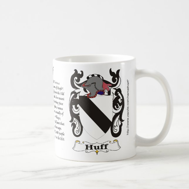 Huff Family Coat of Arms mug (Right)