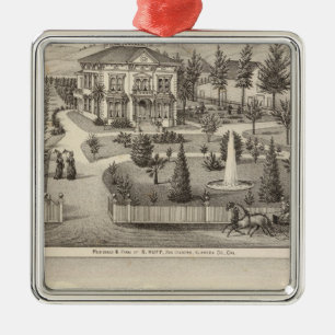 Huff, Owen residences Metal Tree Decoration