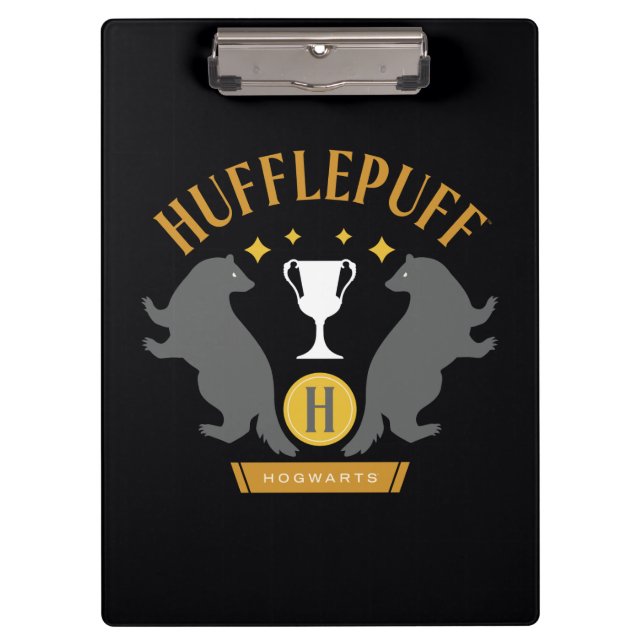 HUFFLEPUFF™ Badger and Cup House Pride Graphic Clipboard (Front)