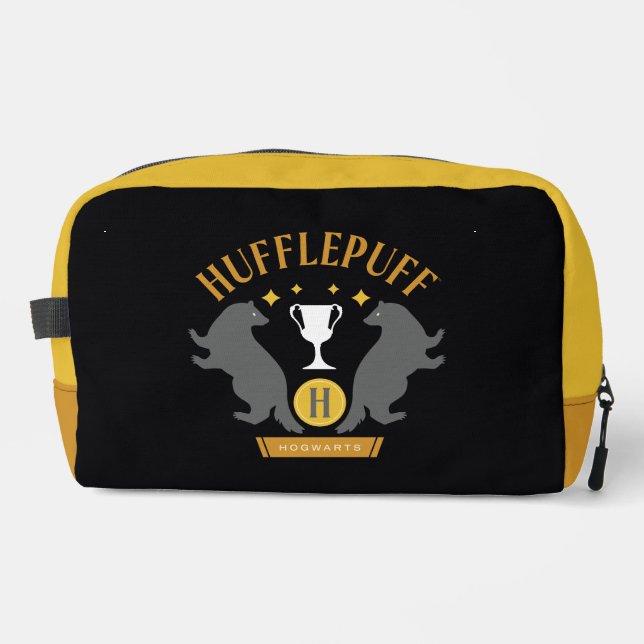 HUFFLEPUFF™ Badger and Cup House Pride Graphic Dopp Kit (Front)