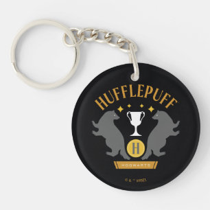 HUFFLEPUFF™ Badger and Cup House Pride Graphic Key Ring