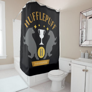 HUFFLEPUFF™ Badger and Cup House Pride Graphic Shower Curtain