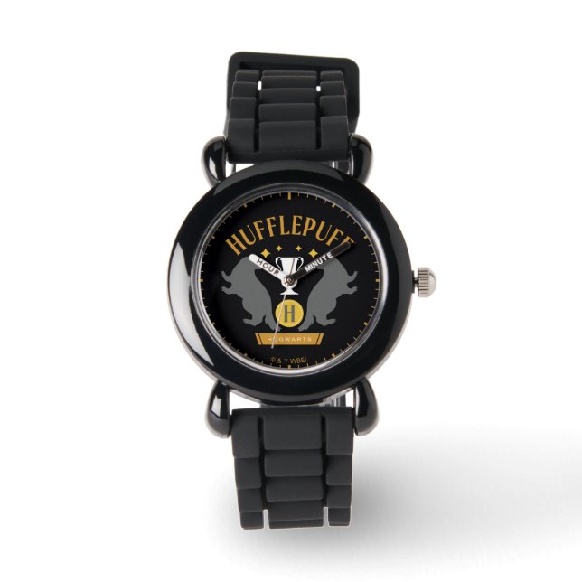 HUFFLEPUFF™ Badger and Cup House Pride Graphic Watch (Front)