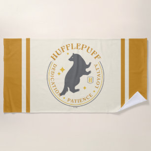 HUFFLEPUFF™ Badger House Pride Badge Beach Towel