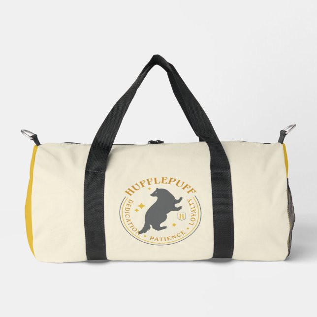 HUFFLEPUFF™ Badger House Pride Badge Duffle Bag (Front)
