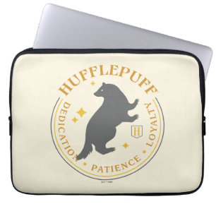 HUFFLEPUFF™ Badger House Pride Badge Laptop Sleeve