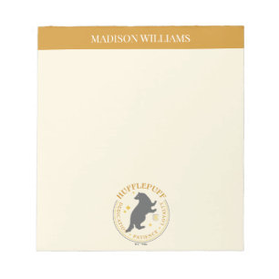 HUFFLEPUFF™ Badger House Pride Badge Notepad