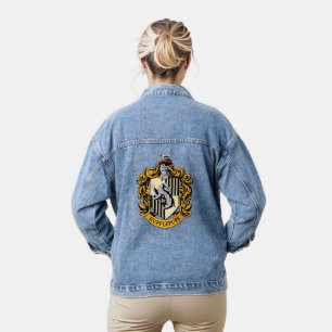 Hufflepuff Crest Denim Jacket