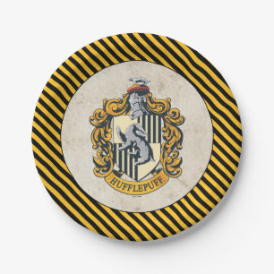 Hufflepuff Crest Paper Plate