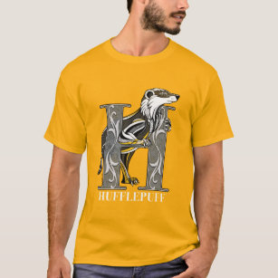 HUFFLEPUFF™ Crosshatched Emblem T-Shirt