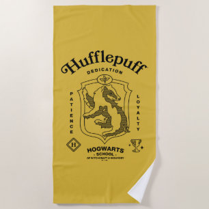 HUFFLEPUFF™ Dedication Patience Loyalty Crest Beach Towel