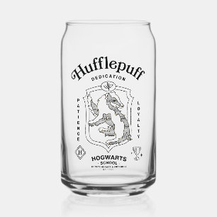 HUFFLEPUFF™ Dedication Patience Loyalty Crest Can Glass