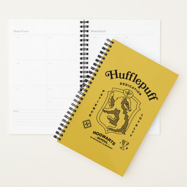 HUFFLEPUFF™ Dedication Patience Loyalty Crest Planner (Display)