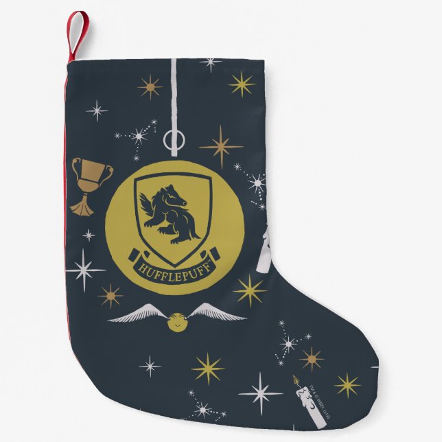 HUFFLEPUFF™ Holiday Bauble Graphic Small Christmas Stocking (Front)