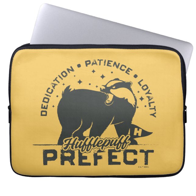 HUFFLEPUFF™ Prefect Badge Laptop Sleeve (Front)