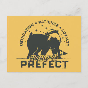 HUFFLEPUFF™ Prefect Badge Postcard