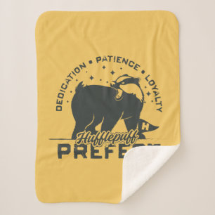 HUFFLEPUFF™ Prefect Badge Sherpa Blanket