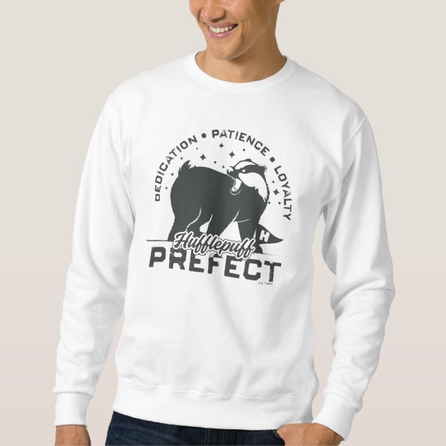 HUFFLEPUFF™ Prefect Badge Sweatshirt (Front)