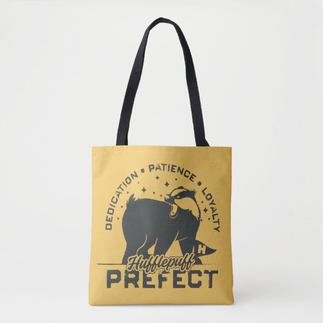 HUFFLEPUFF™ Prefect Badge Tote Bag (Front)