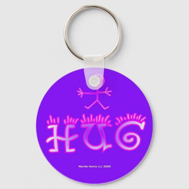 Hug (3a2) Keychain (Front)