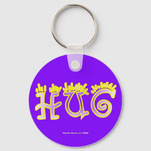 Hug (4b) Keychain