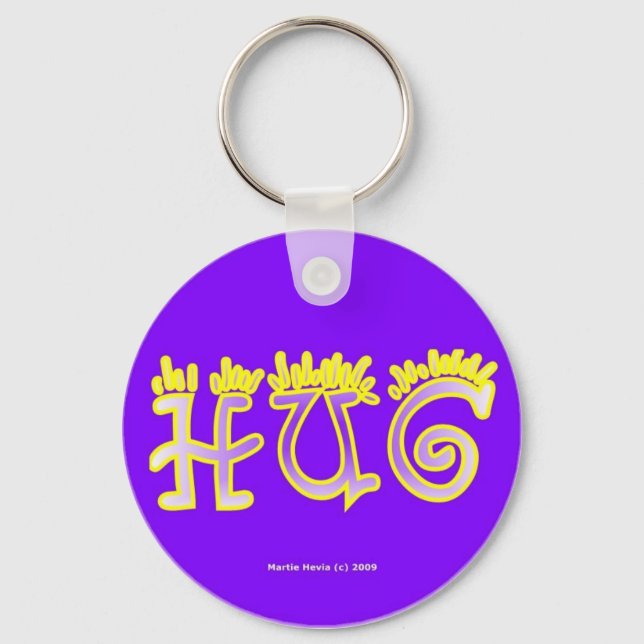 Hug (4b) Keychain (Front)