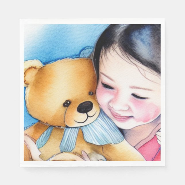 Hug a Bear Napkin (Front)