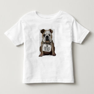 Hug a Bulldog Toddler T-Shirt