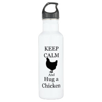 Hug a Chicken 710 Ml Water Bottle