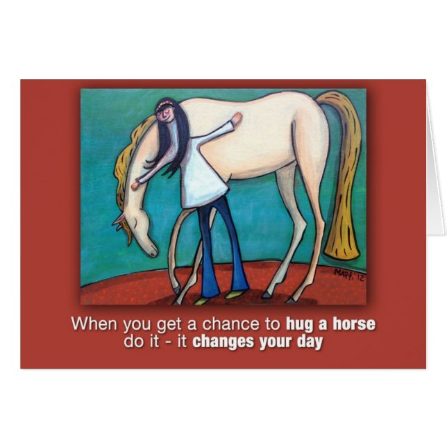 Hug a Horse (Front Horizontal)