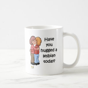 Hug A Lesbian Coffee Mug