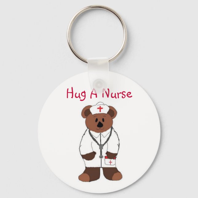 Hug A Nurse Key Ring (Front)