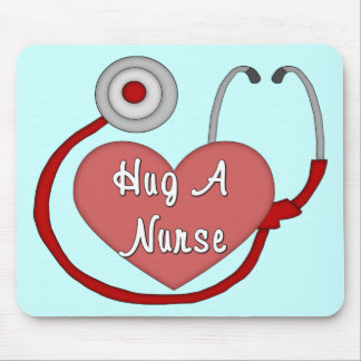 Hug A Nurse! Mouse Mat