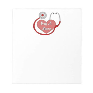 Hug A Nurse Notepad