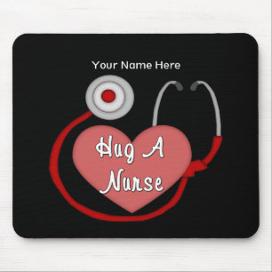 Hug A Nurse (personalised) Mouse Mat