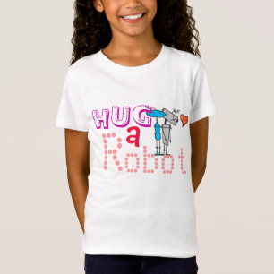 Hug-a-Robot Girl's Tee