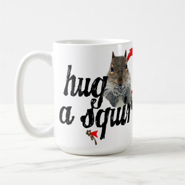 Hug a Squirrel Mug (Left)