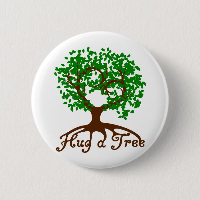 Hug a Tree Badge (Front)