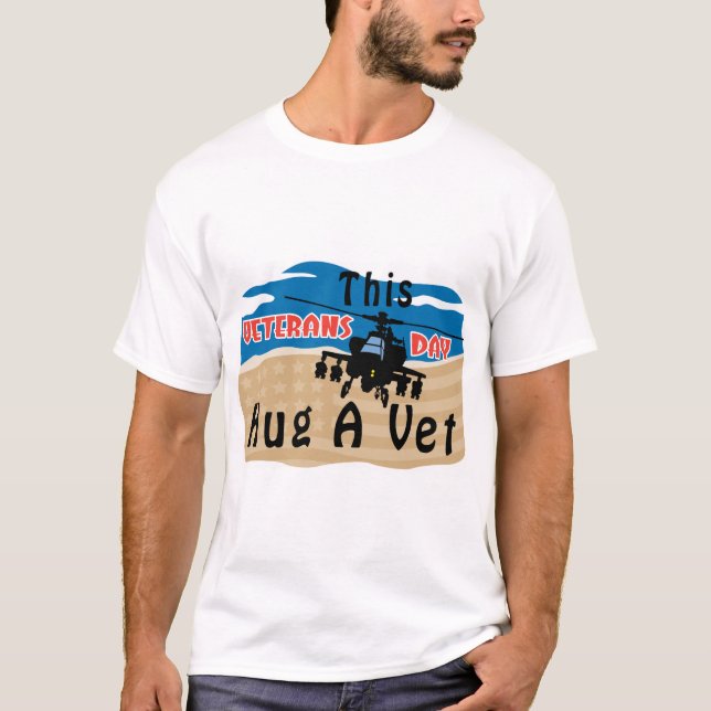 Hug A Vet T-Shirt (Front)