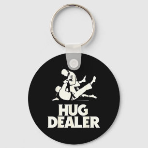 Hug Dealer BJJ Brazilian Jiu Jitsu MMA Jujitsu Men Key Ring