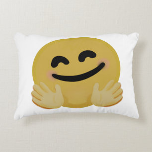 "Hug Emoji" Decorative Cushion