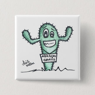 Hug Gratis 15 Cm Square Badge