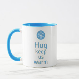 Hug keep us warm mug