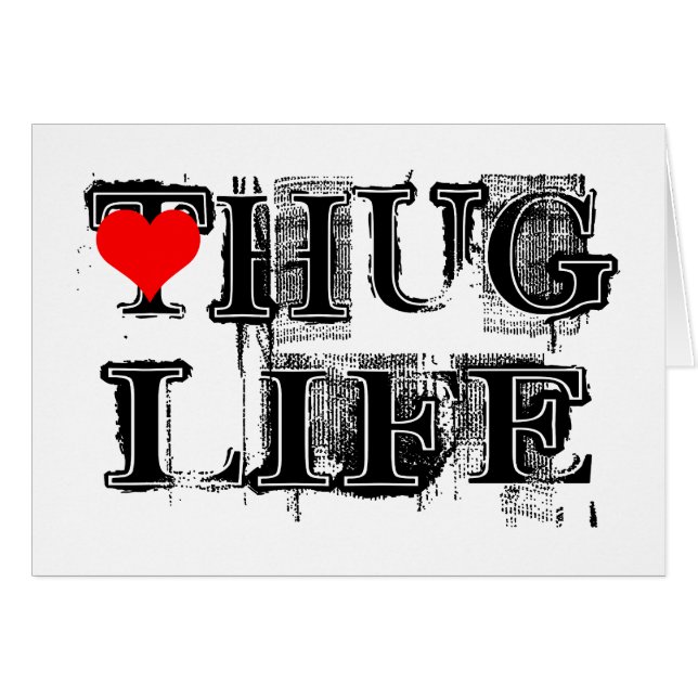 Hug Life Grunge Style (Front Horizontal)