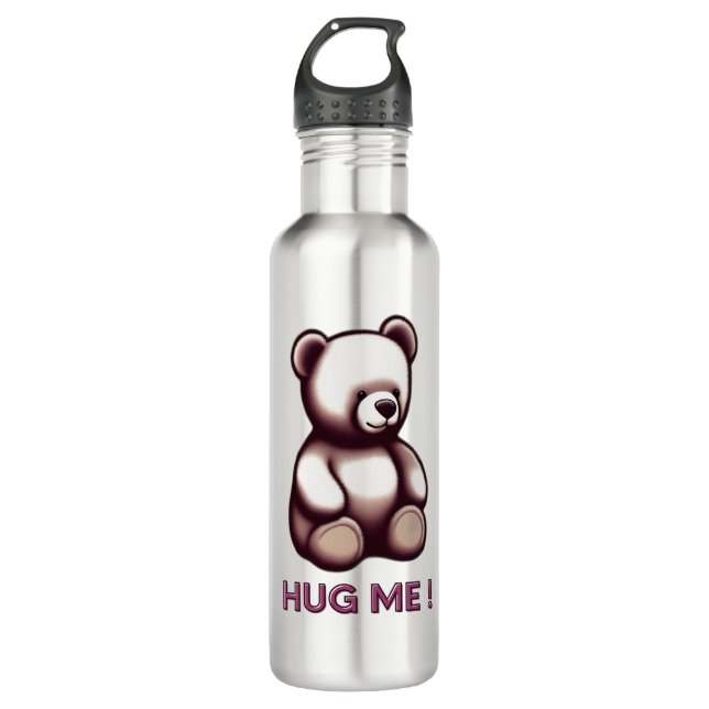Hug Me Bear 710 Ml Water Bottle (Front)