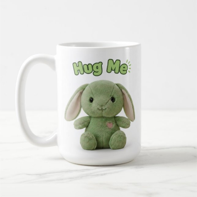 Hug Me Bunny Mug (Left)